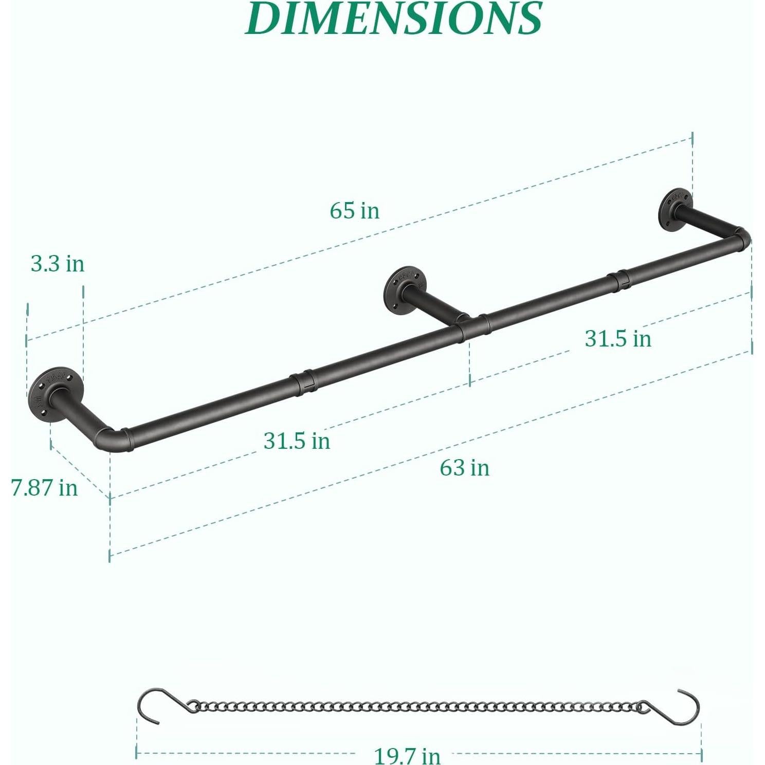 Soporte para Plantas Interior SOFITORG 165 cm Metal Negro