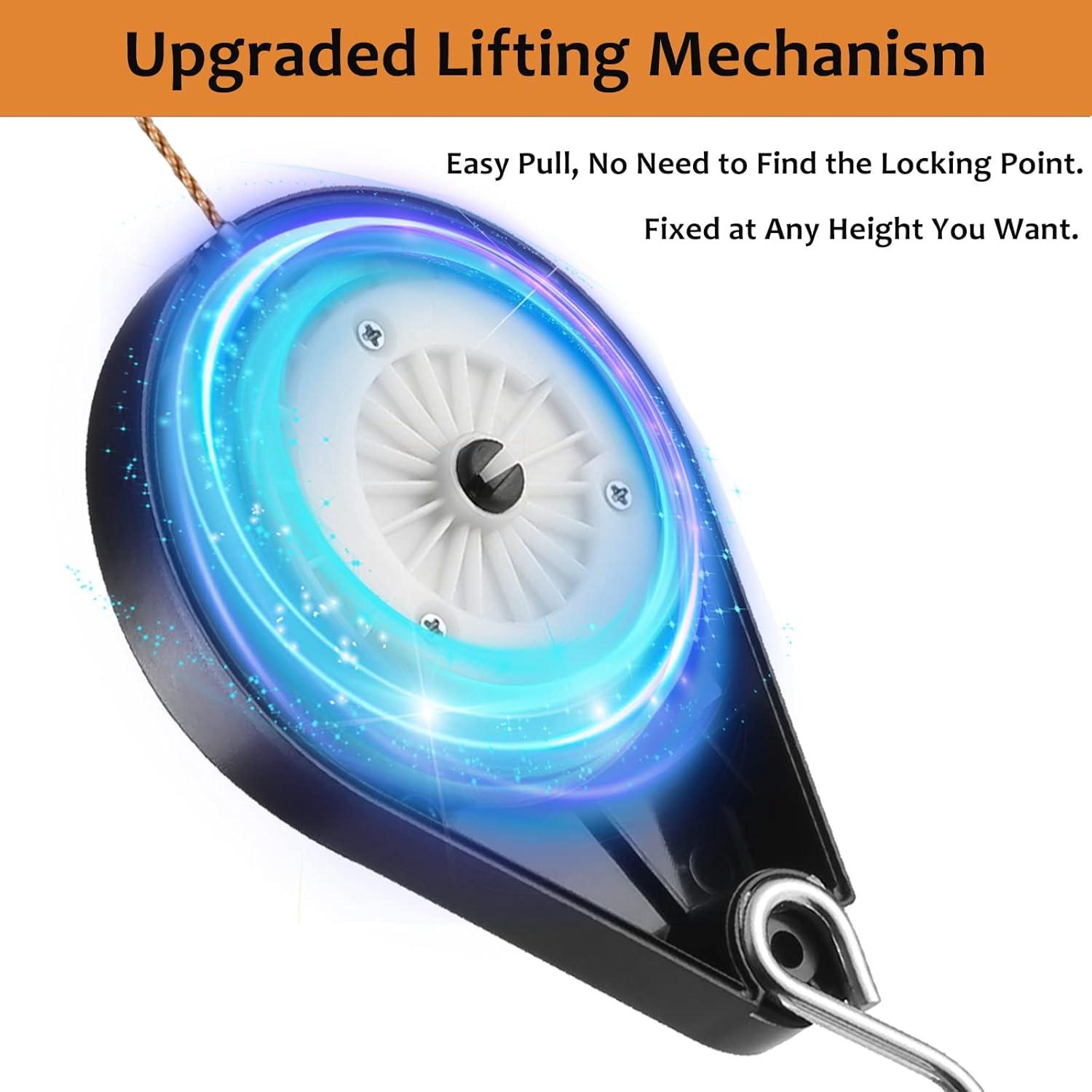 Soporte de Planta Retráctil WROSWT 3 Pcs Negro 13.6 kg