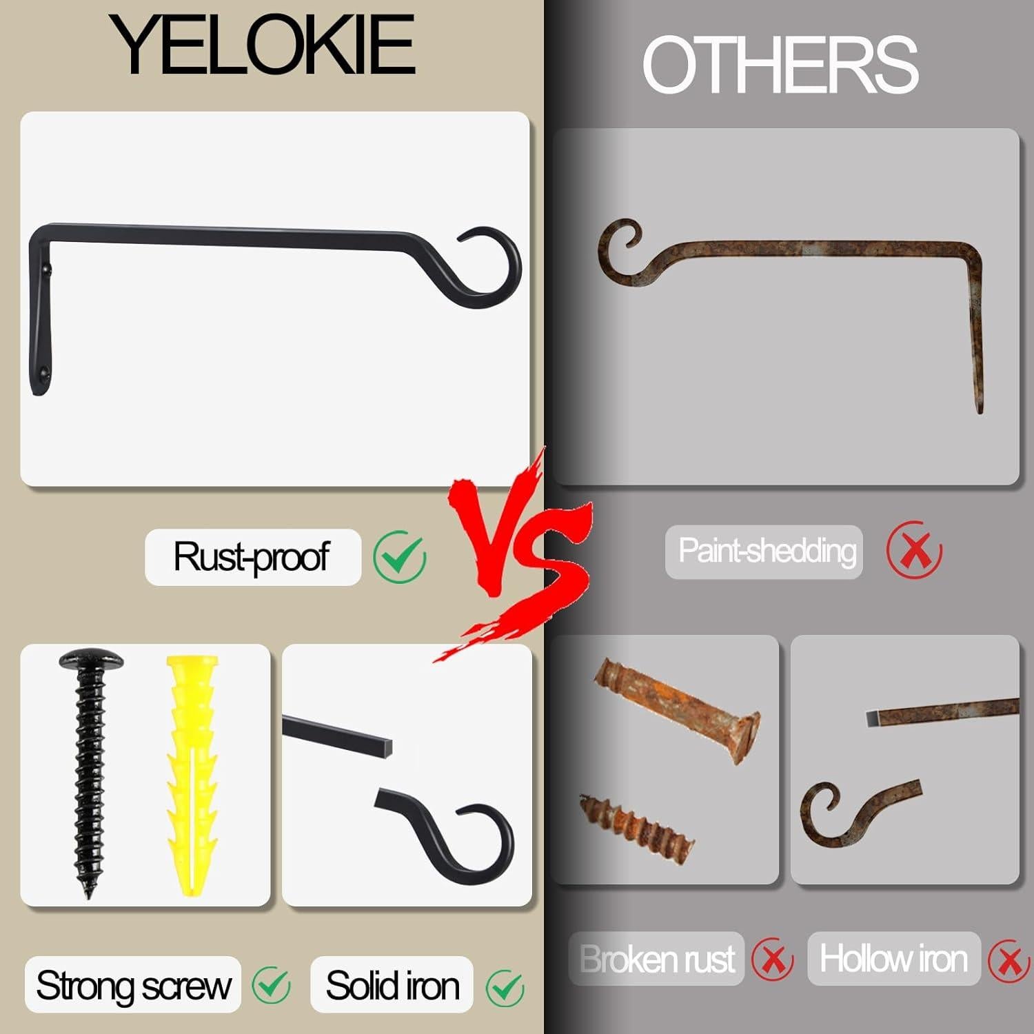 Soporte para Plantas Colgantes AILIN YELOKIE 30cm 4 Piezas