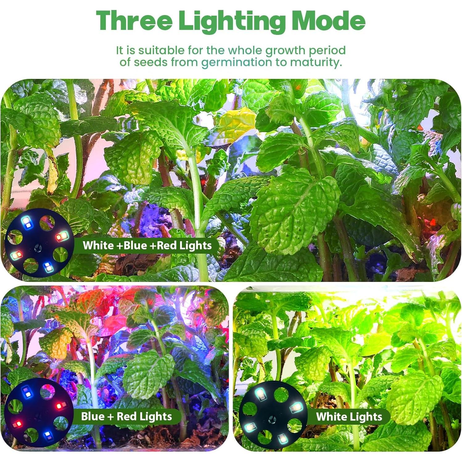 Kit de Inicio de Semillas Adawook 72 Celdas con Luces