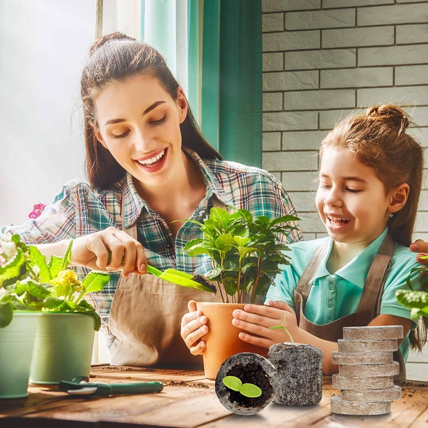 50 Pellets de Turba para Plántulas YS - 35mm para Germinación