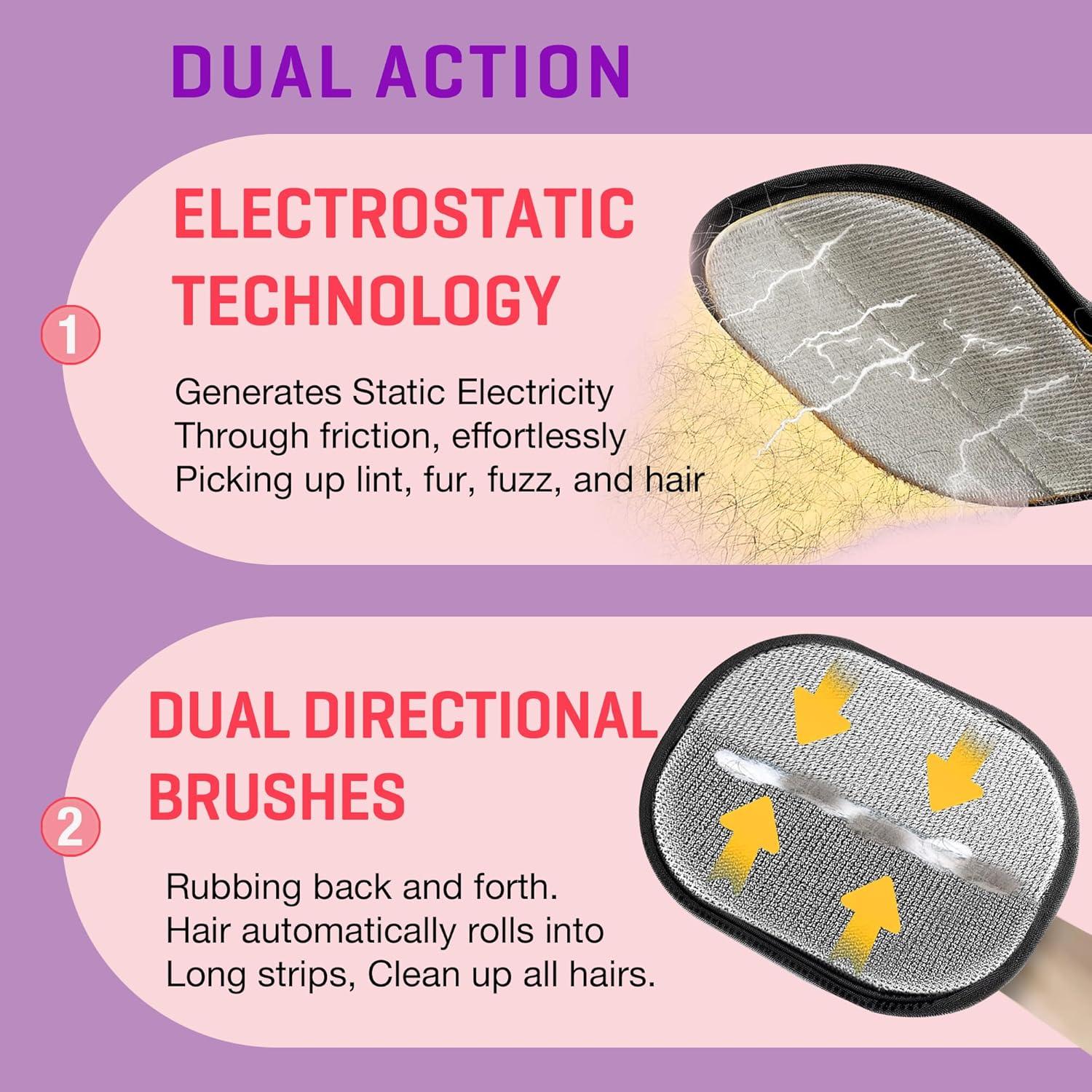 Guantes Quitapelos Jioroos para Gatos y Perros - Ecológicos y Reutilizables