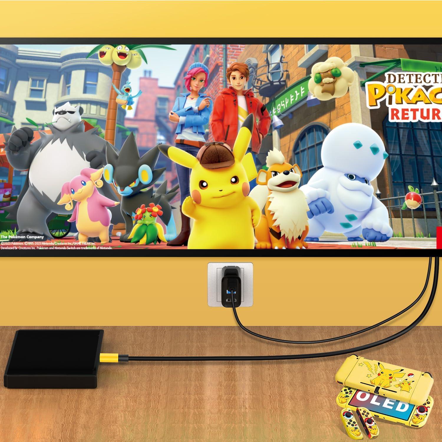 Cable HDMI Boreguse 1.8M USB C a HDMI 4K para Switch