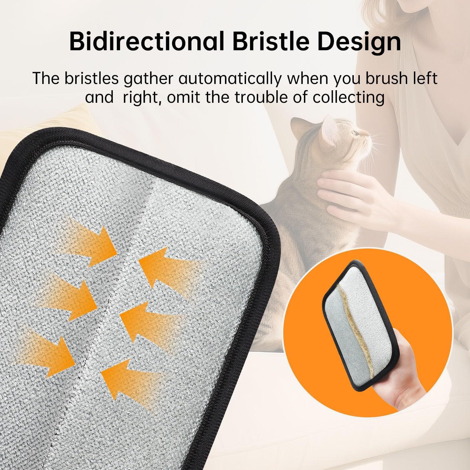 Guantes Removedores de Pelo de Mascota INABULETWO 1 Pcs Negro