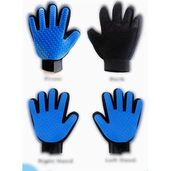 Guante de Aseo para Mascotas Genérico Azul - 2 Piezas