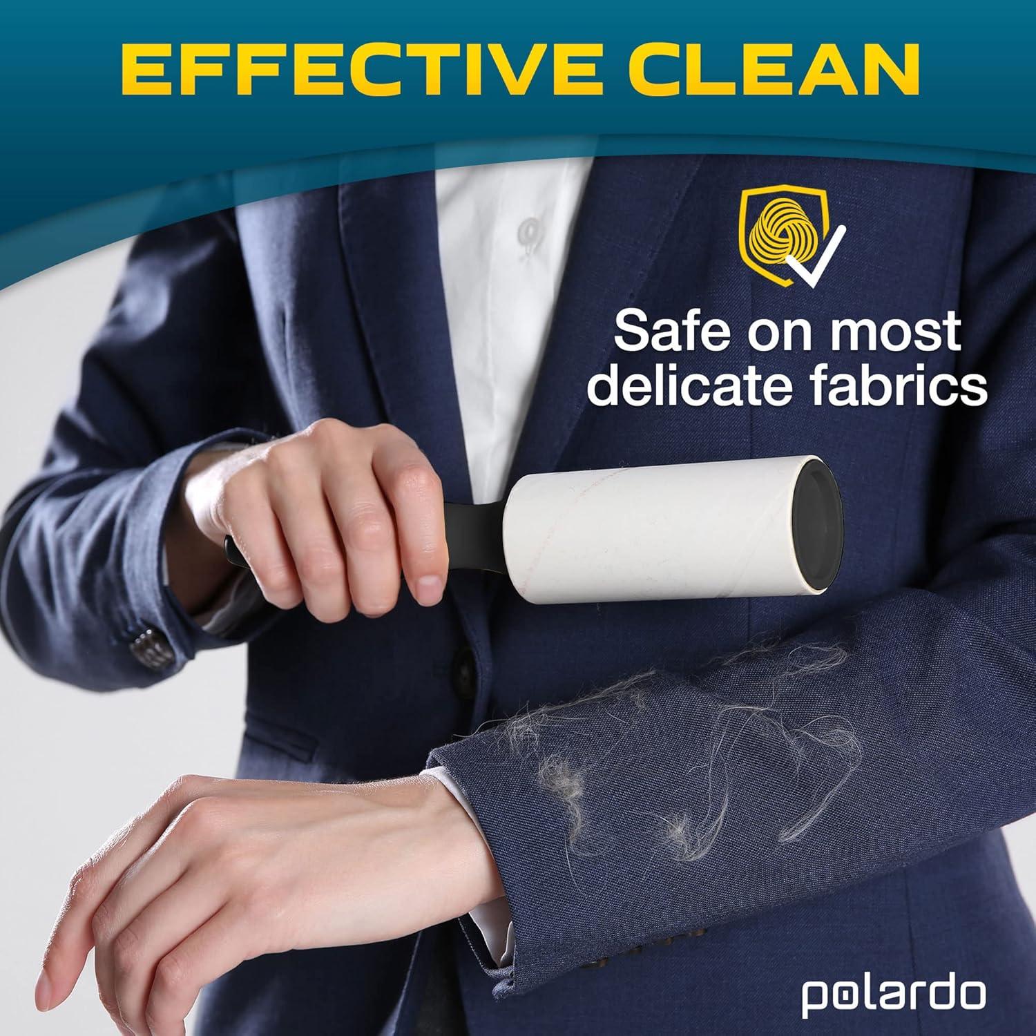 Rodillos para Pelusa Polardo - 5 Pcs, 450 Hojas Pegajosas