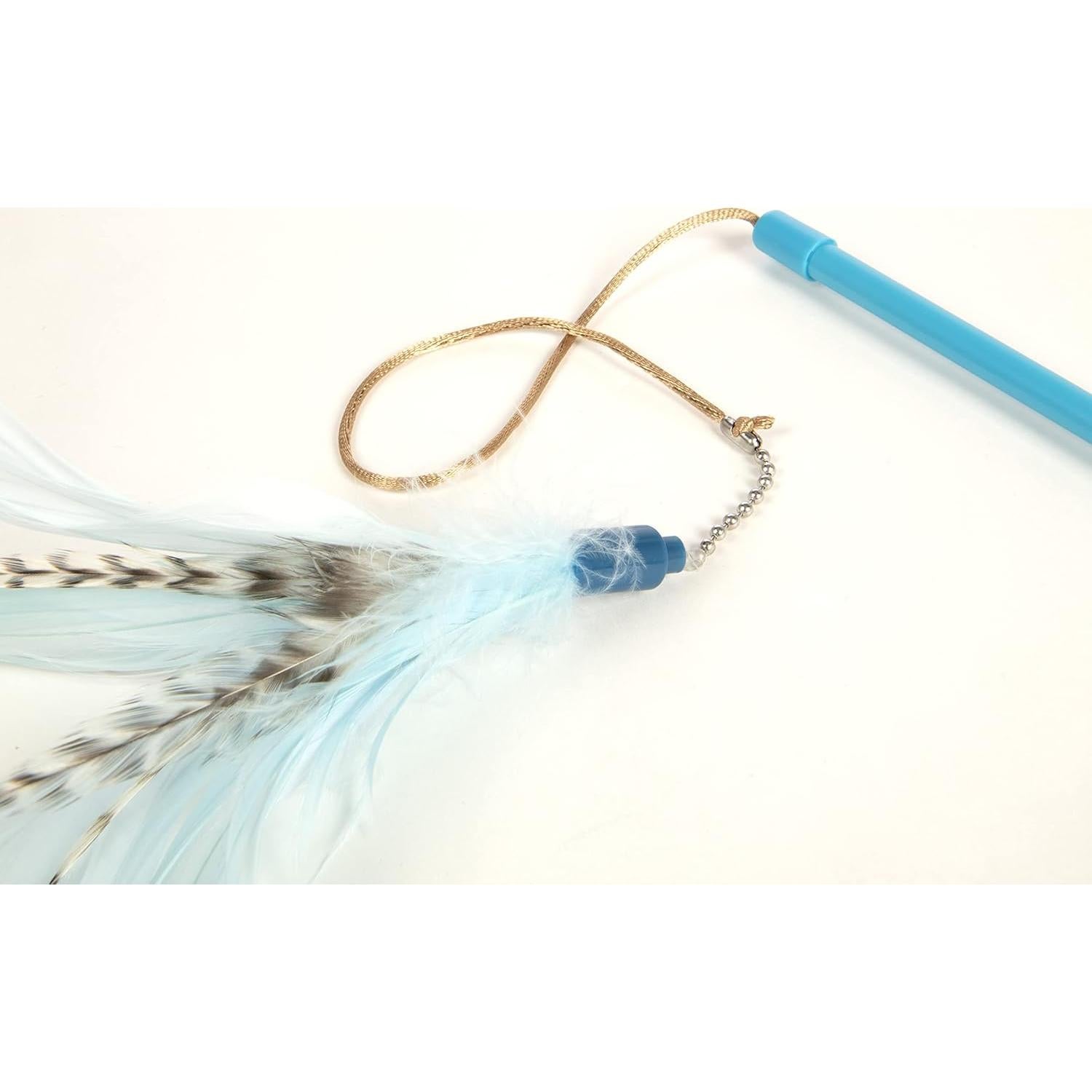 Juguete Interactivo para Gatos SmartyKat Frisky Flyer 61 cm Azul