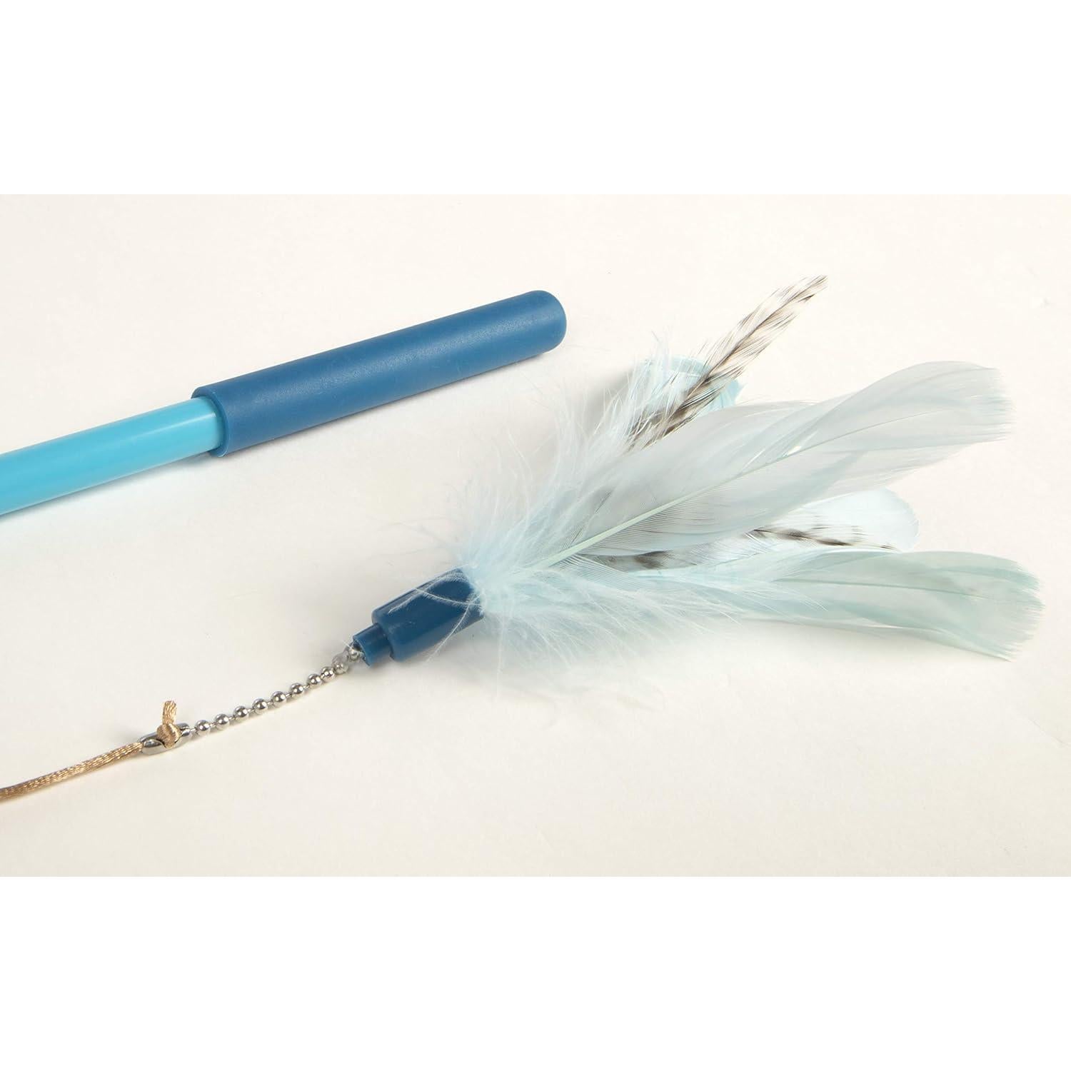 Juguete Interactivo para Gatos SmartyKat Frisky Flyer 61 cm Azul