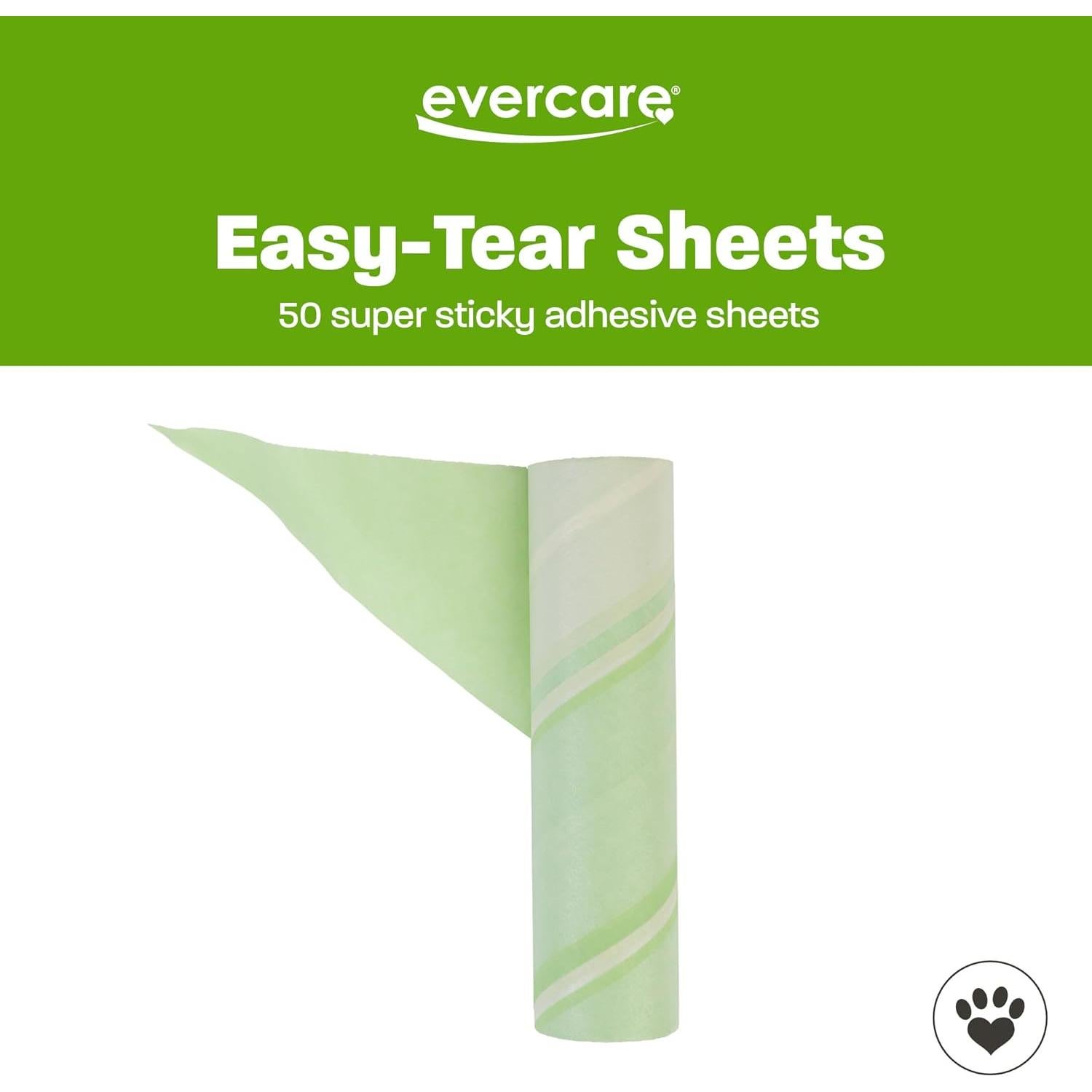 Recargas Rodillo Quitapelusas Evercare Mega 3x50 Hojas