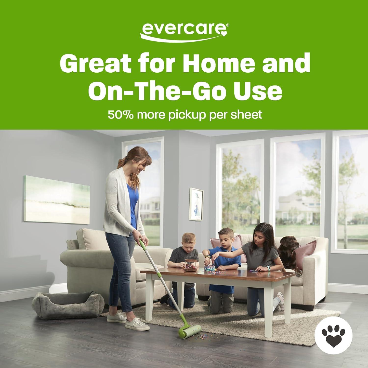 Recargas Rodillo Quitapelusas Evercare Mega 3x50 Hojas