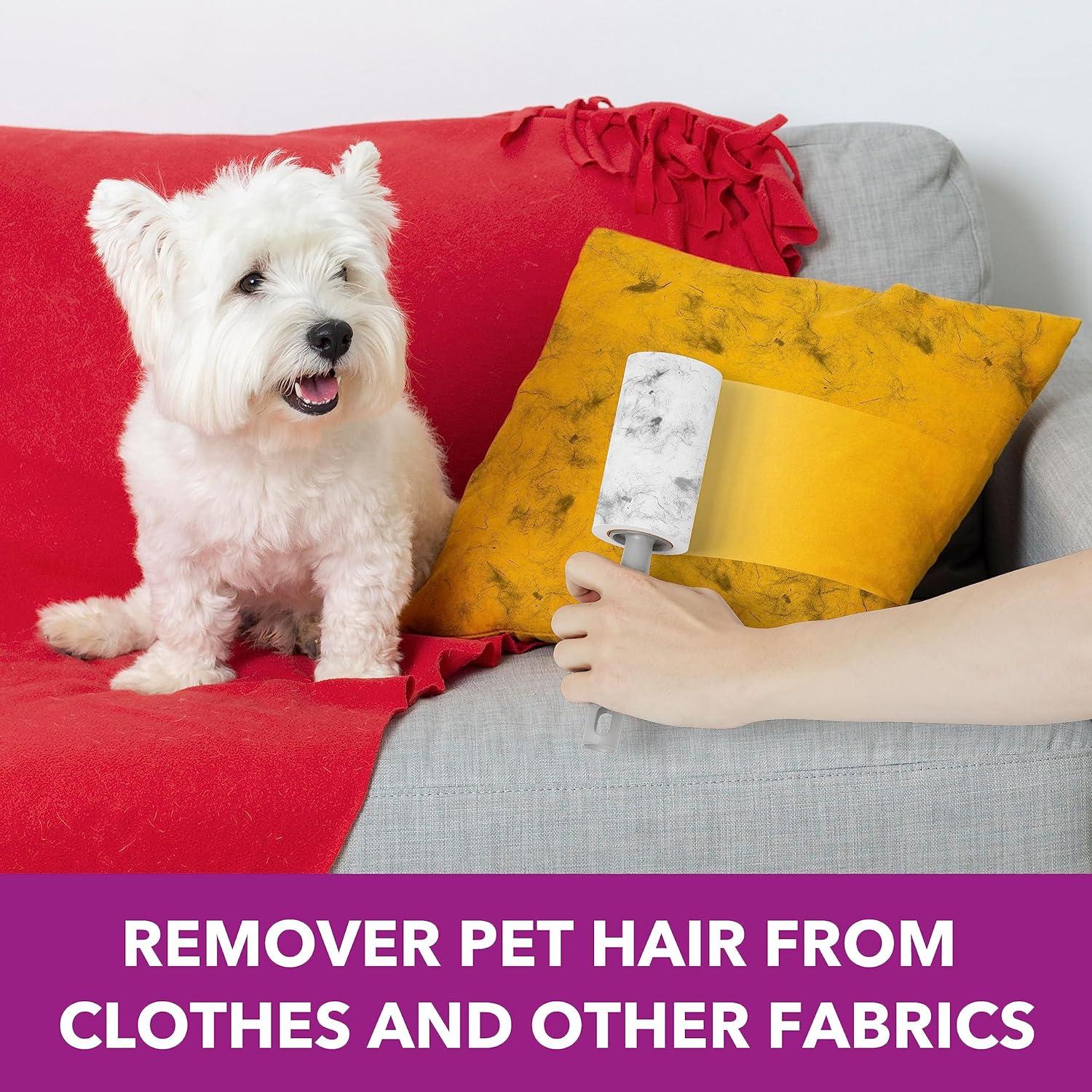 Rodillos Quitapelos para Mascotas MEIQIHOME 5 Mangos 555 Hojas