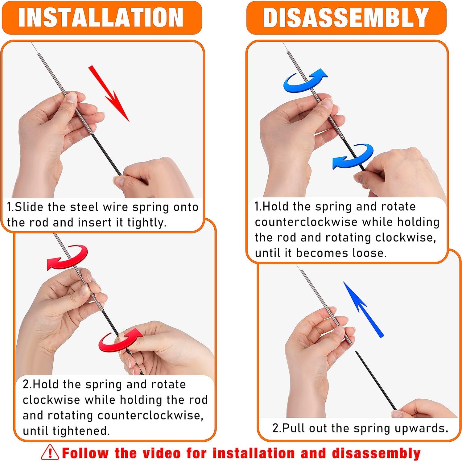 Juguete de Varita para Gatos JXFUKAL 2 en 1 con Plumas