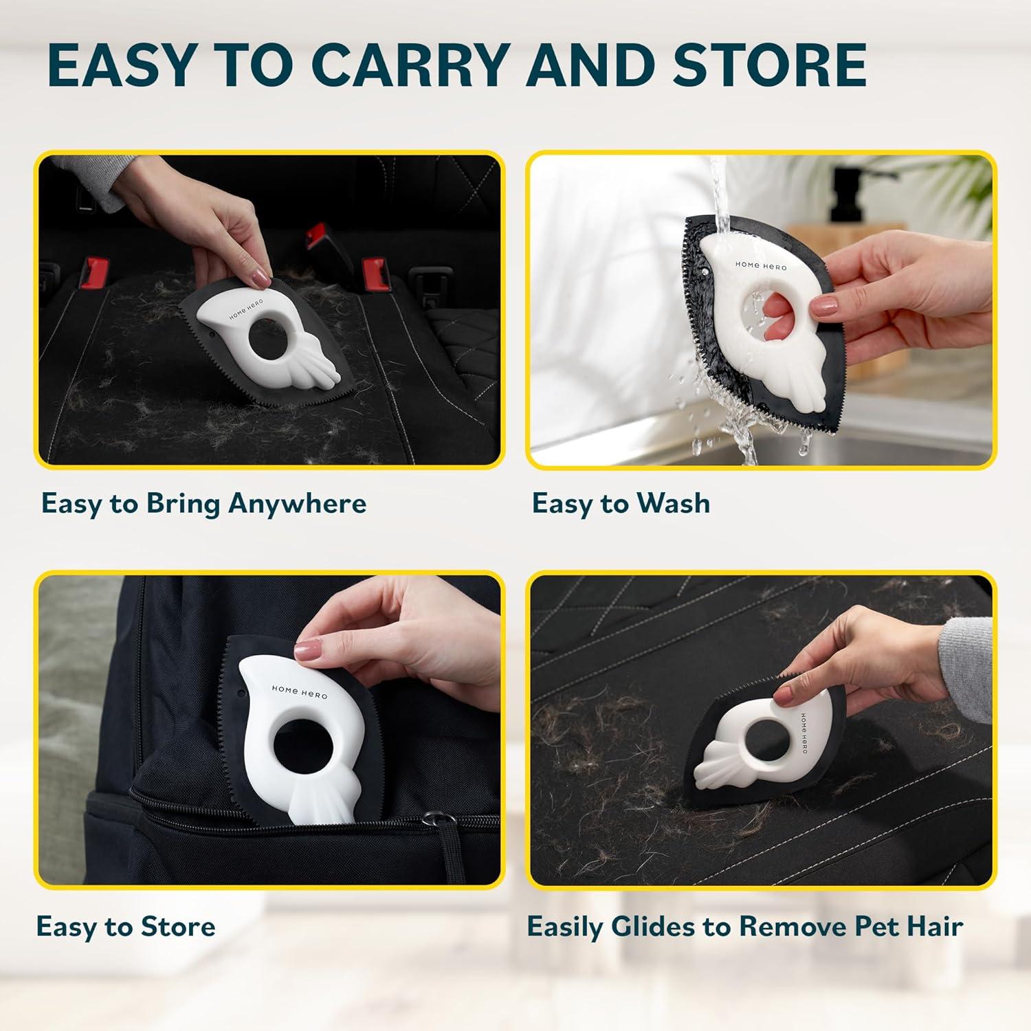 Removedor de Pelo de Mascota Home Hero - 2 Pzs Reutilizables