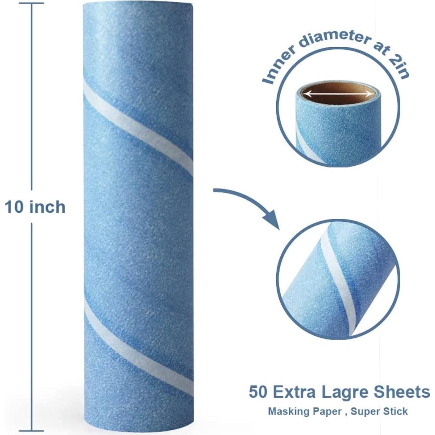 Rodillo Adhesivo Leo MegaClean 10" Ancho 6 Rollos para Mascotas