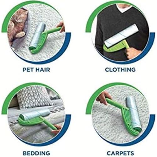 Rodillo Adhesivo Leo MegaClean 10" Ancho 6 Rollos para Mascotas