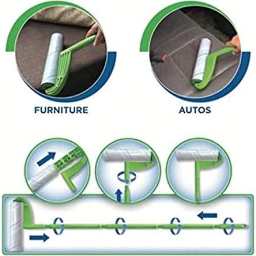 Rodillo Adhesivo Leo MegaClean 10" Ancho 6 Rollos para Mascotas