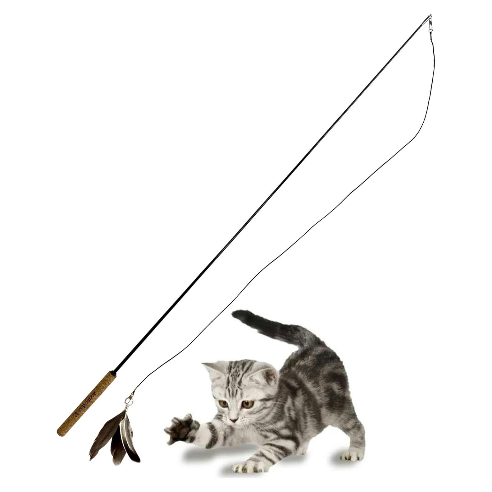 Bastón Eterno Repounce - Varita de Juguete para Gatos 91.4 cm