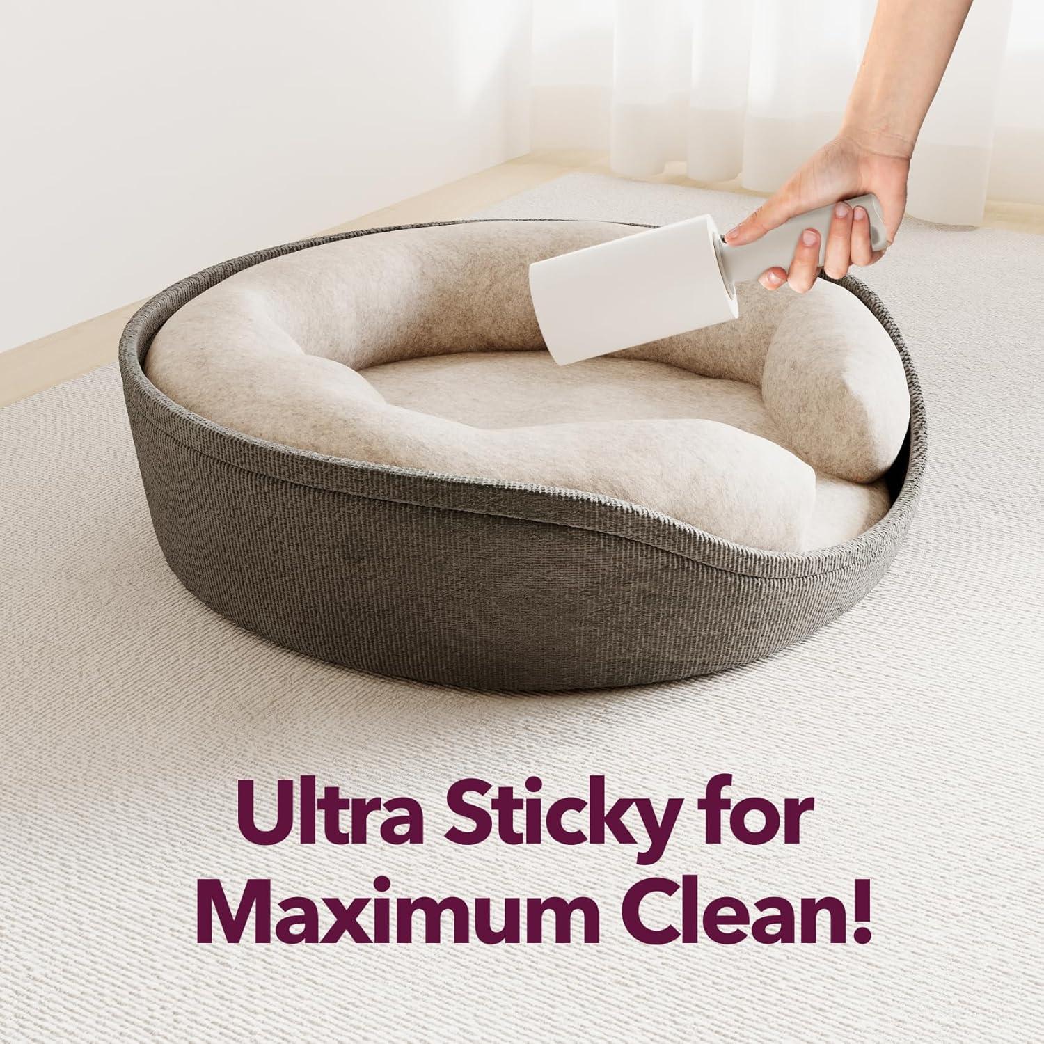 Rodillos Adhesivos para Pelo de Mascotas MEIQIHOME 550 Hojas