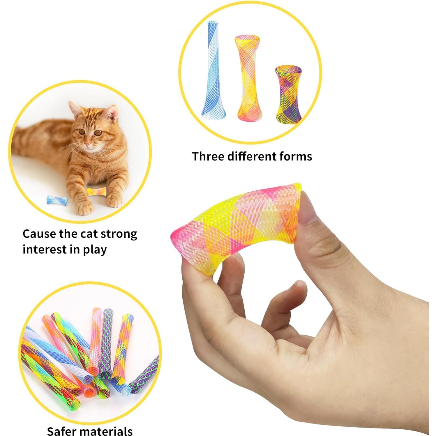 Juguetes Interactivos para Gatos Andiker 10 Piezas Multicolor