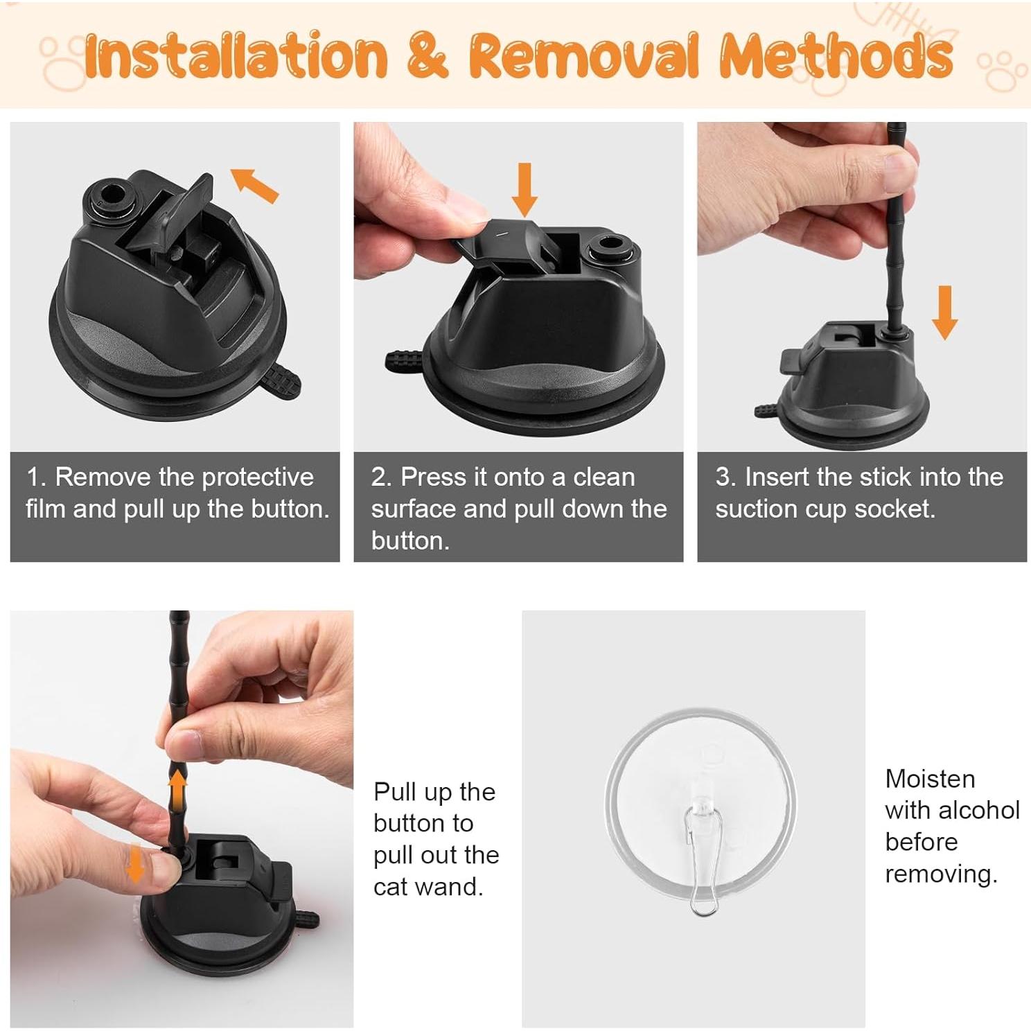 Juguete de Varita para Gatos Depets - 15 Piezas Interactivas