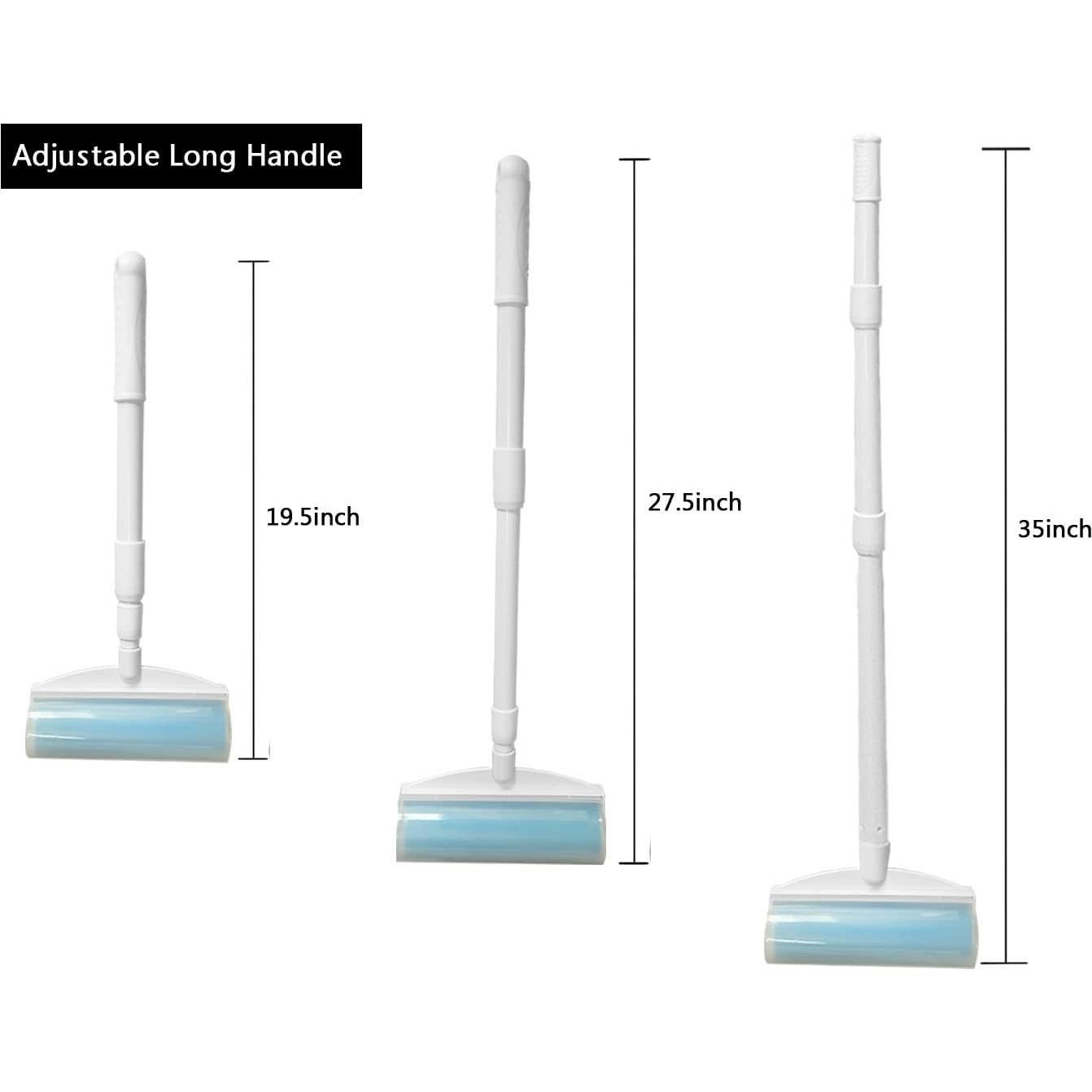 Rodillo de Pelusa Reutilizable CALMTEE 20.32 cm con Mango Extensible 91.44 cm