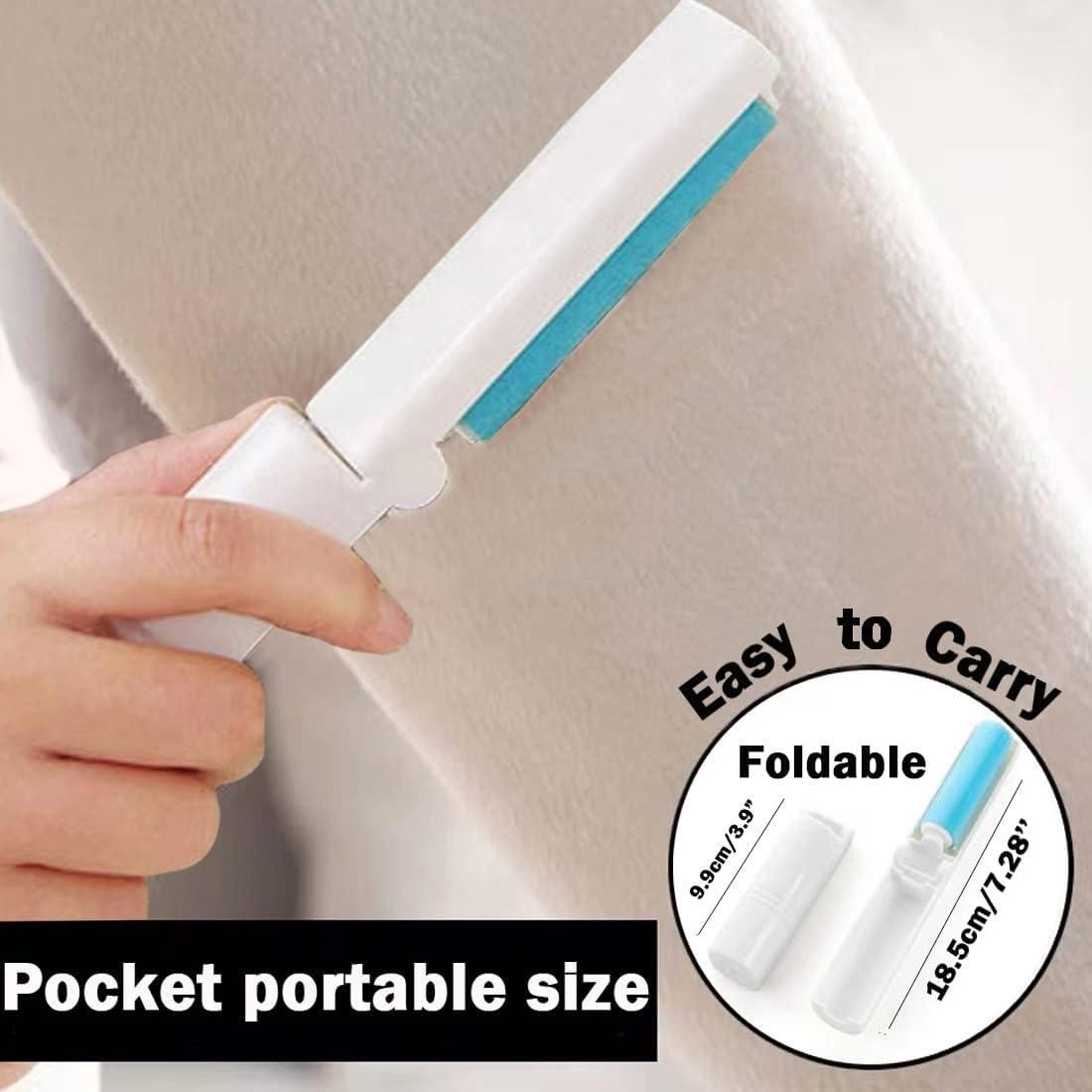 Rodillo de Pelusa Reutilizable CALMTEE 20.32 cm con Mango Extensible 91.44 cm