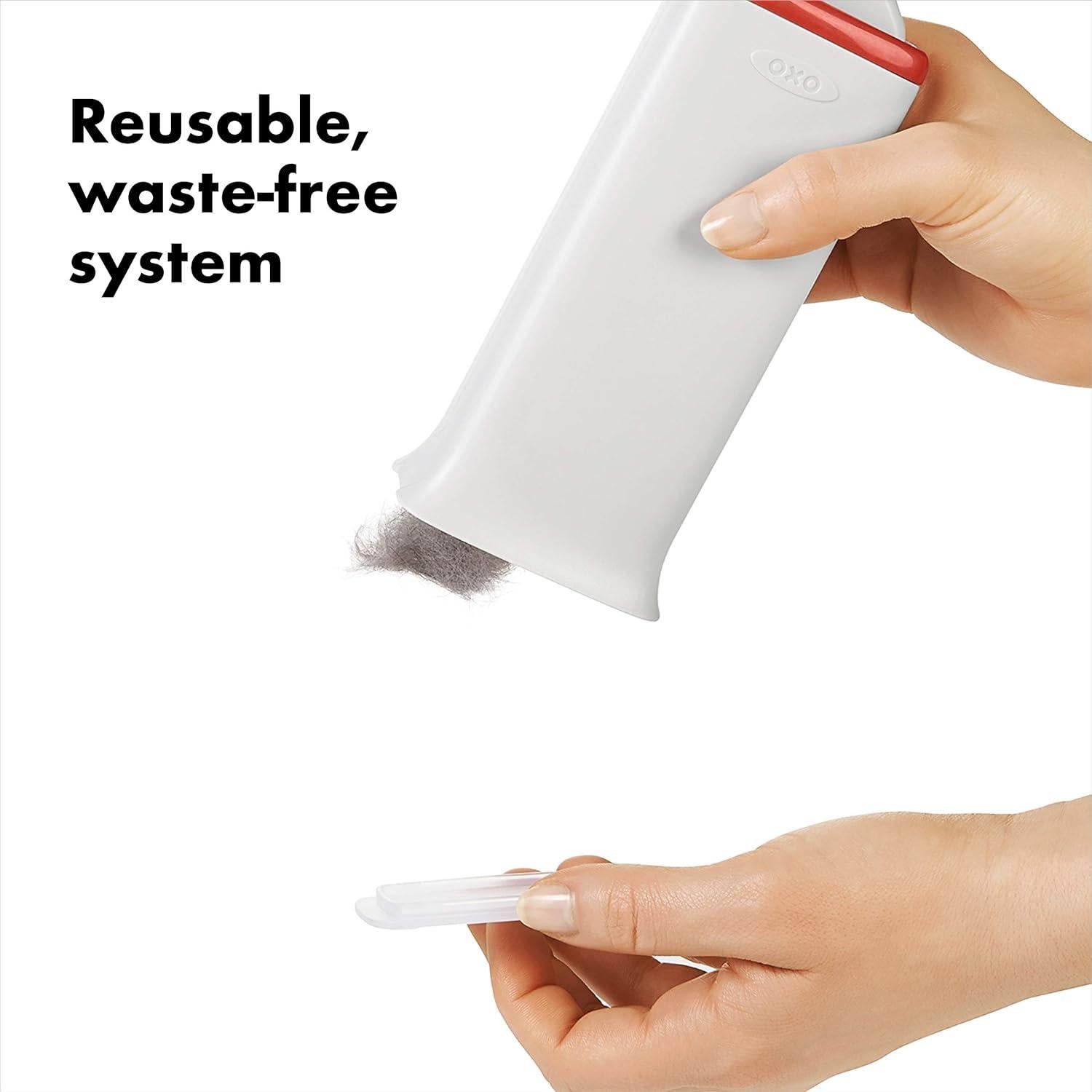 Cepillo para Ropa OXO Good Grips FurLifter Blanco Autolimpiante