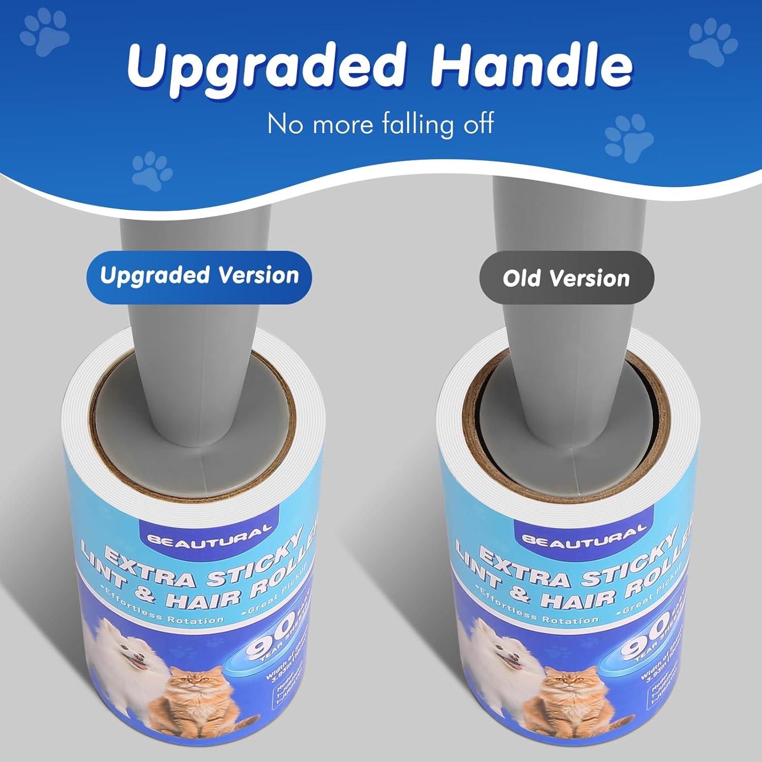 Rodillo para Pelusa BEAUTURAL 360 Hojas Extra Pegajoso