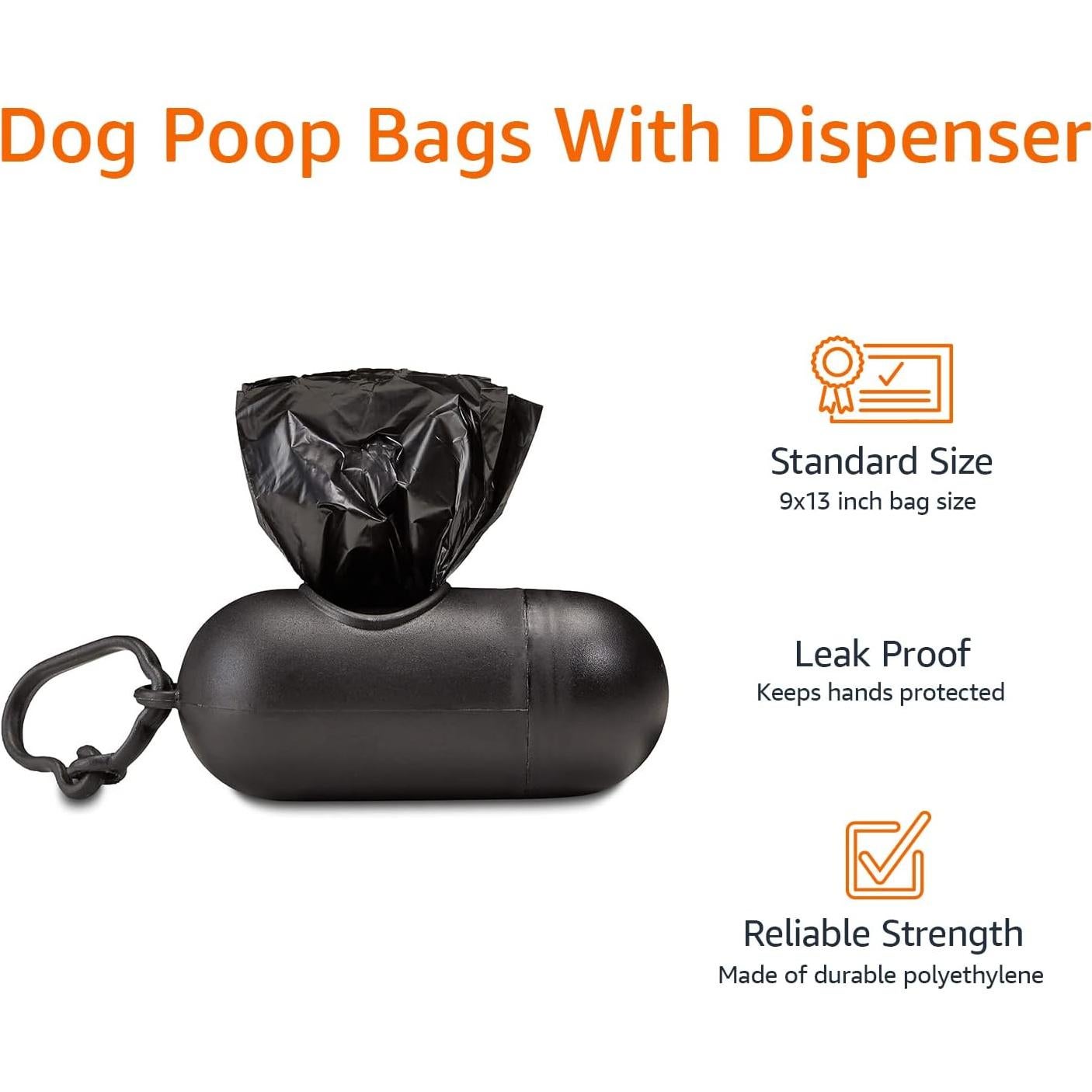 Bolsas de Excremento para Perros Amazon Basics 900 Unidades