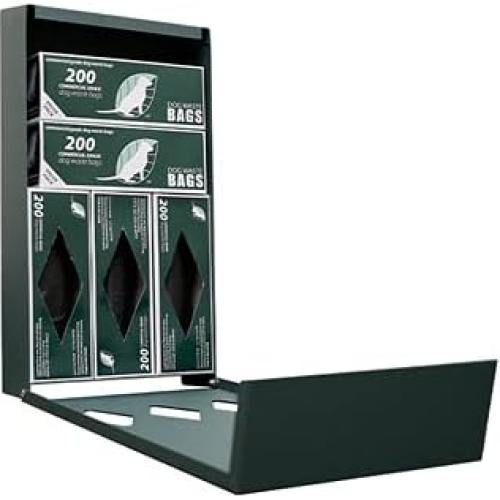 Estación de Desechos para Perros ZERO WASTE USA - Aluminio Verde Mate