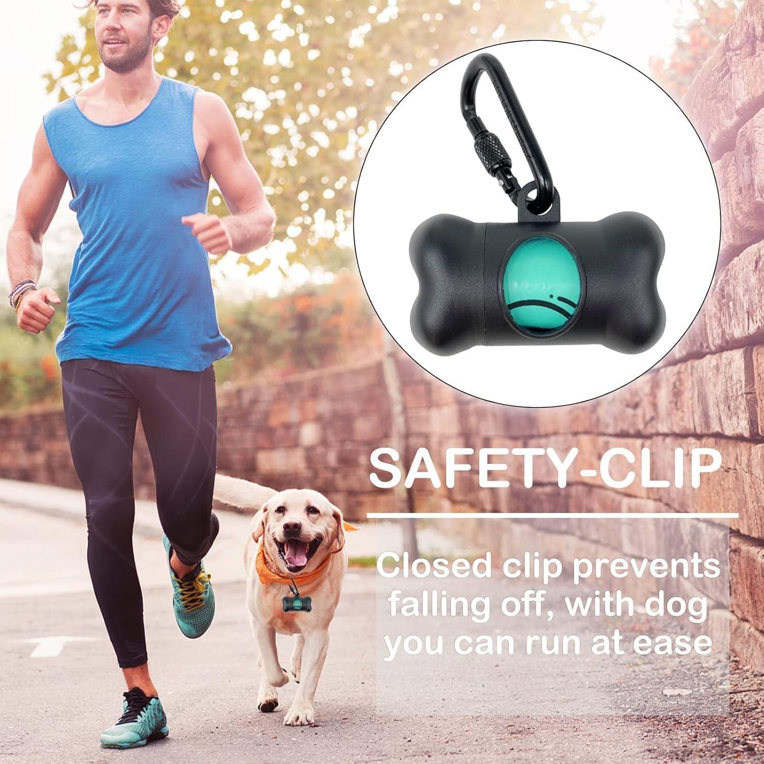 Dispensador de Bolsas para Excremento de Perro YUCHIYA Negro