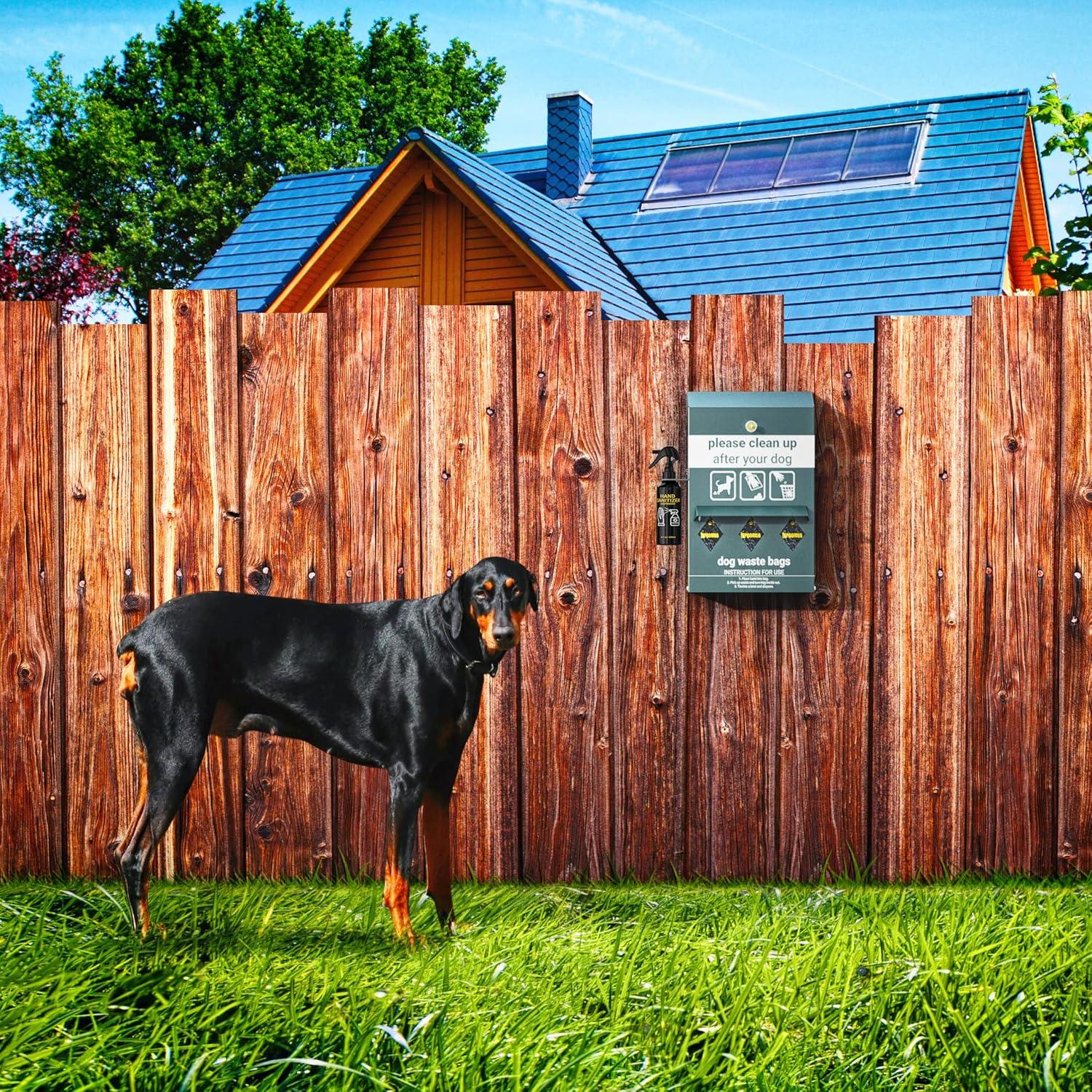 Estación de Desechos para Perros UPGORILO con 600 Bolsas