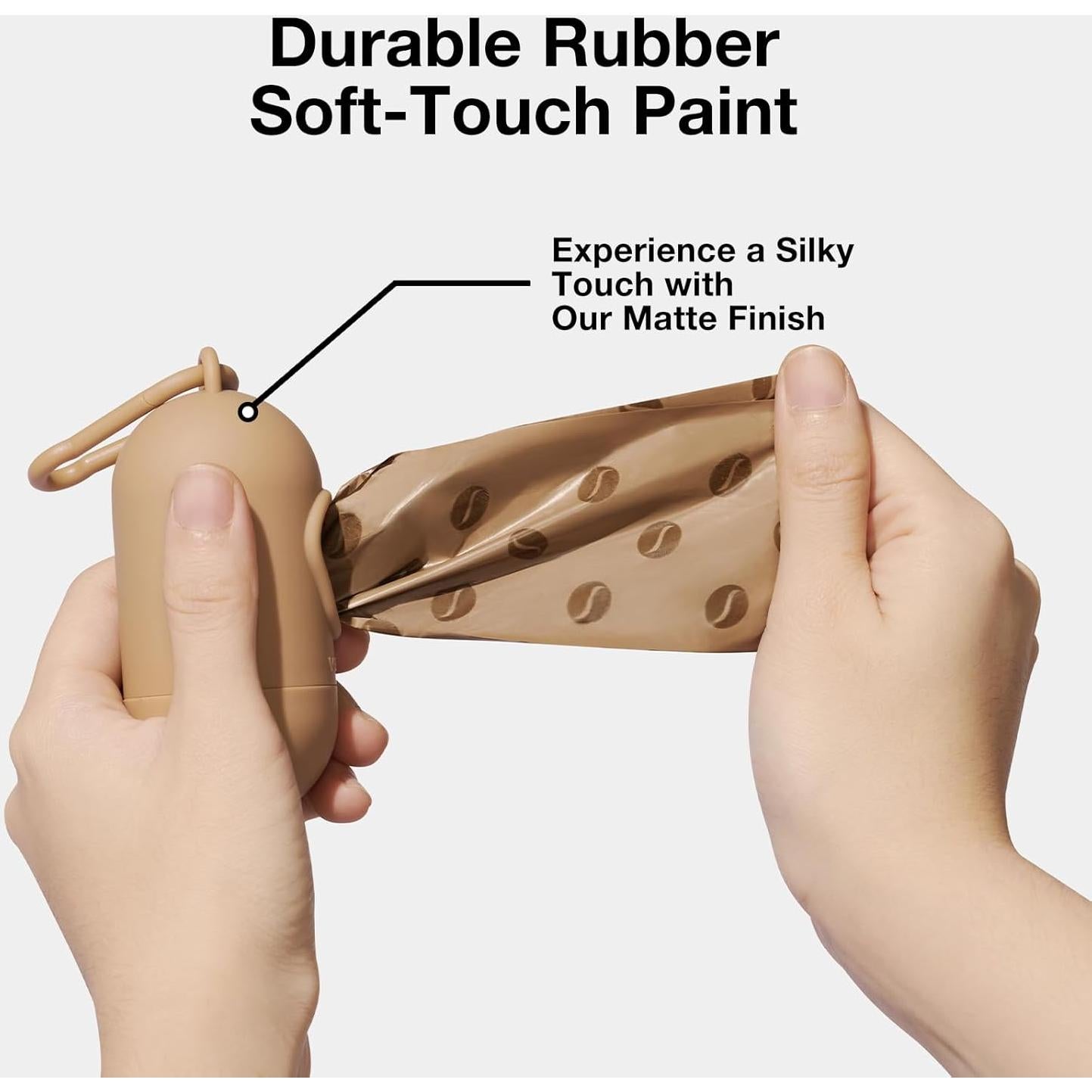 Dispensador de bolsas para excremento VETRESKA 105 bolsas aroma café