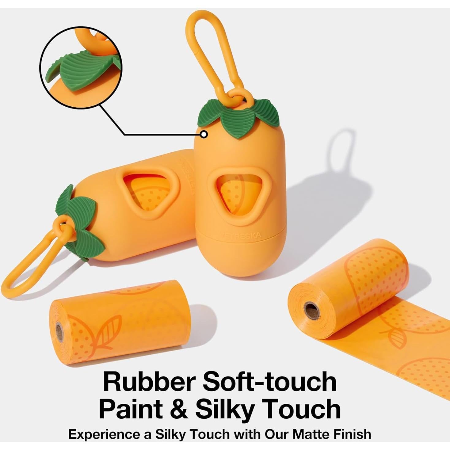 Dispensador de bolsas para excremento VETRESKA 105 bolsas cítricos