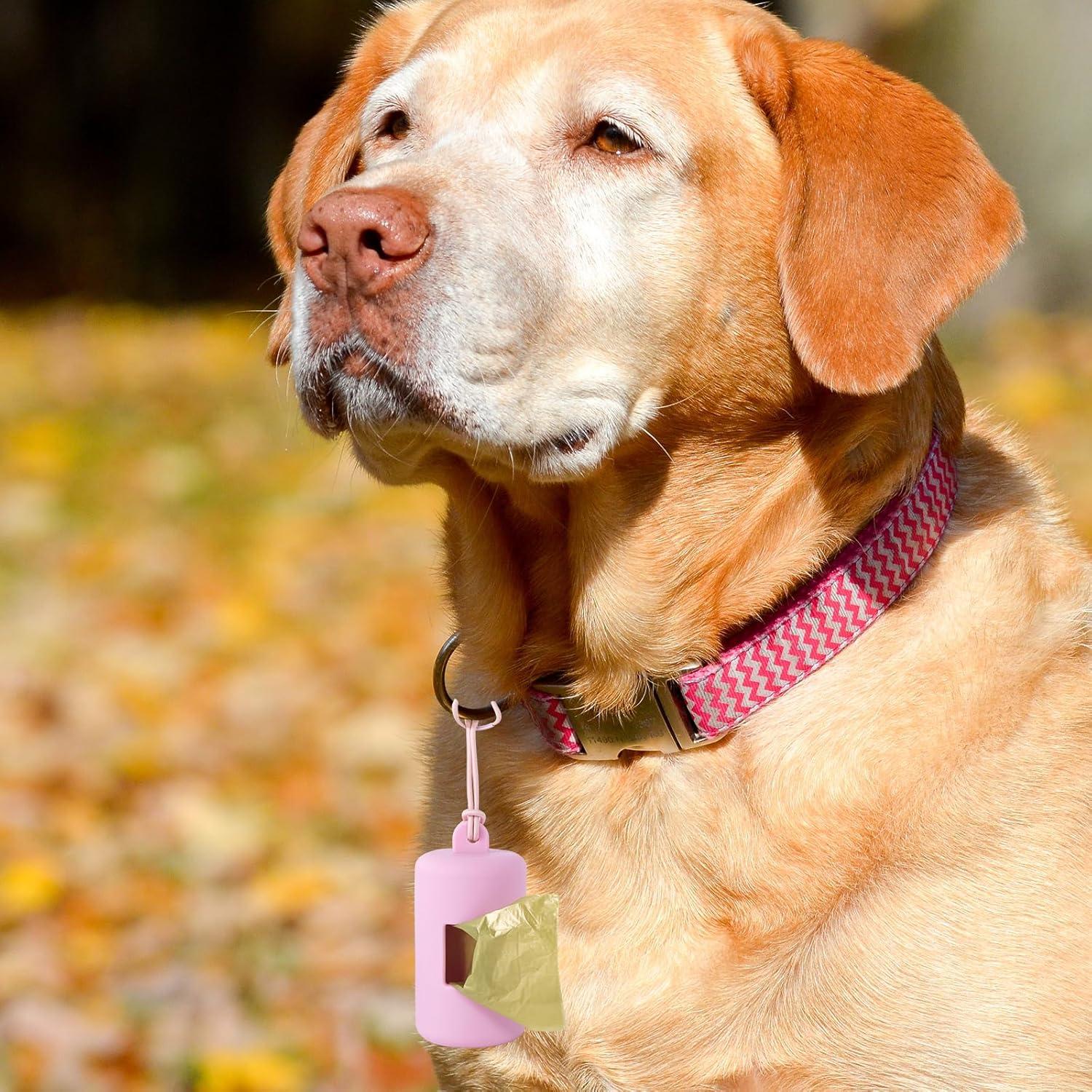 Dispensador de bolsas de excremento de perro SLSON 3 Pack