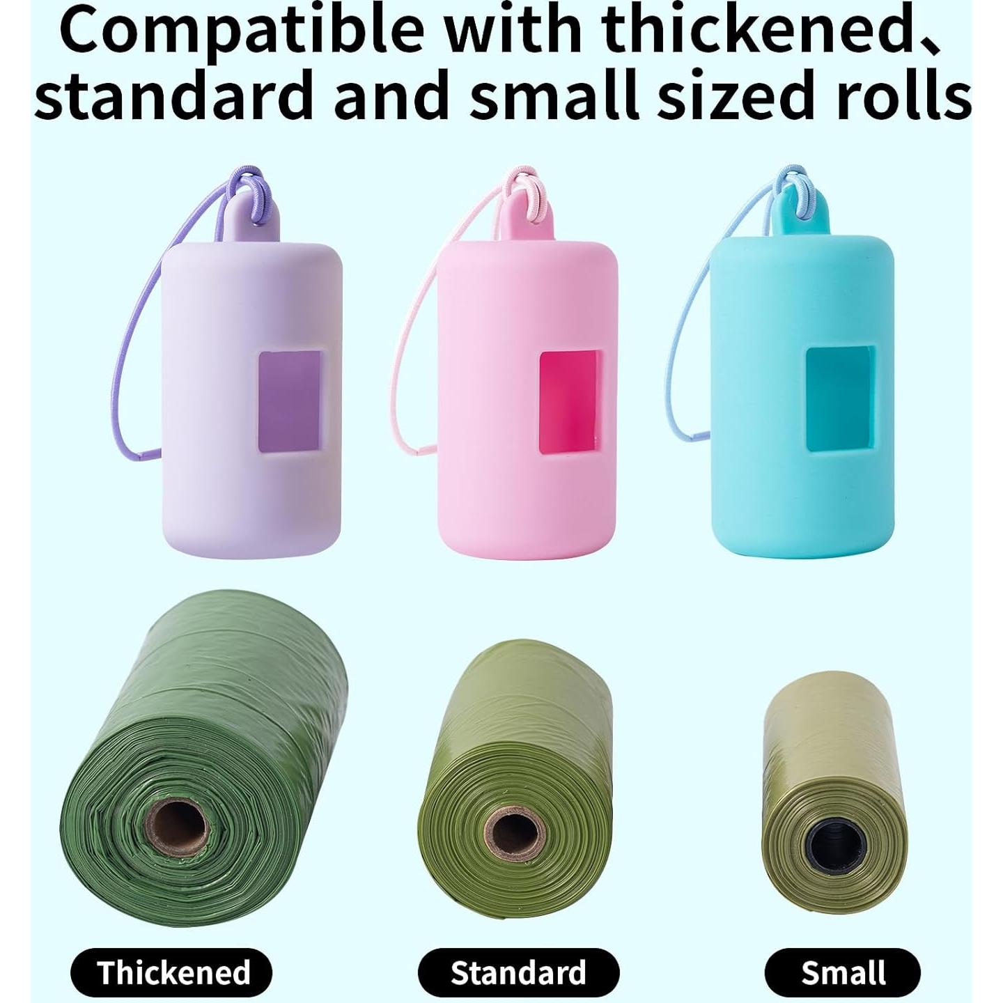 Dispensador de bolsas de excremento de perro SLSON 3 Pack