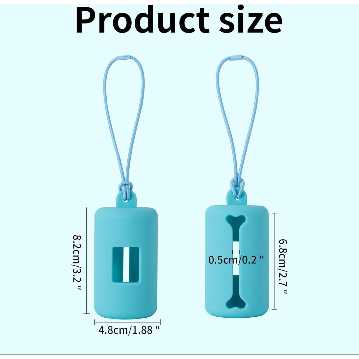 Dispensador de bolsas de excremento de perro SLSON 3 Pack