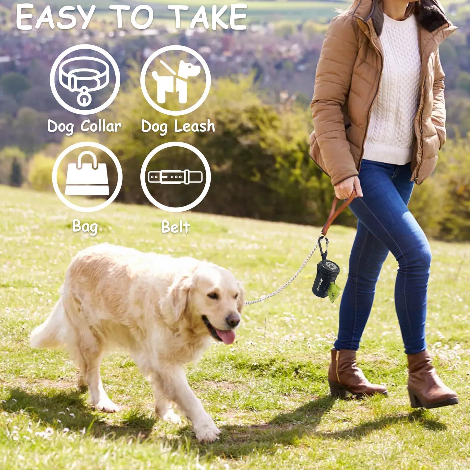 Dispensador de bolsas de caca de perro TRIPOLACO con clip