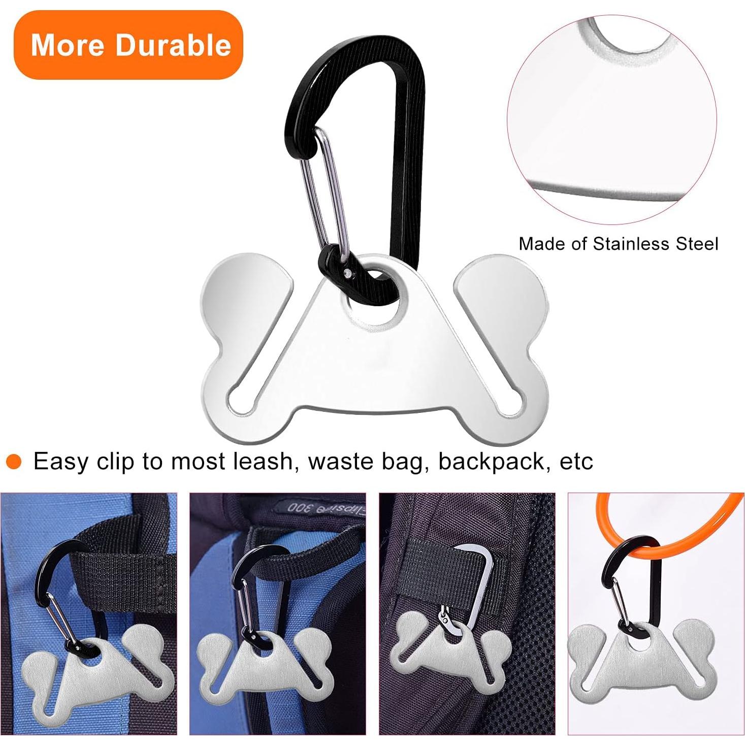 Soporte para Bolsas de Excremento de Perro Hilihali - 2 Piezas Metal