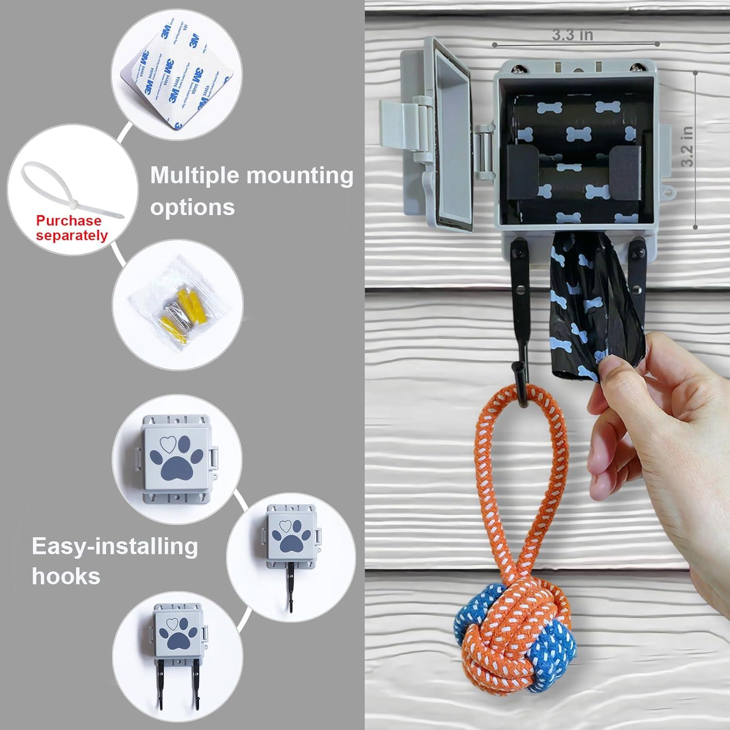 Dispensador de bolsas para excremento de perro Onybte mini