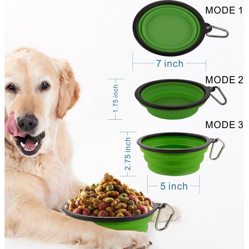 Tazones Plegables para Perros Guardians 34oz 2 Piezas