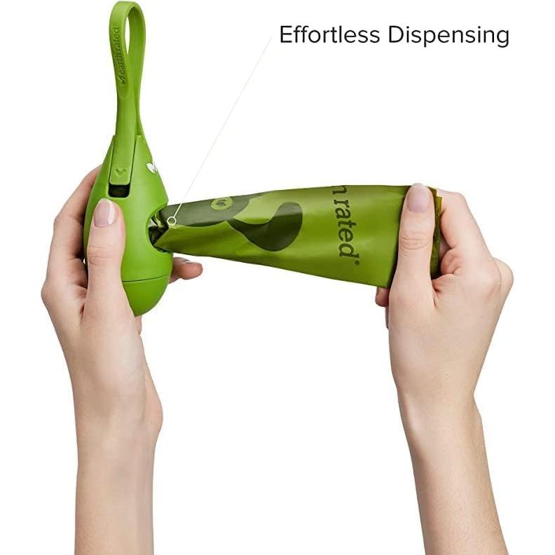 Dispensador de bolsas de excremento Earth Rated con 15 bolsas