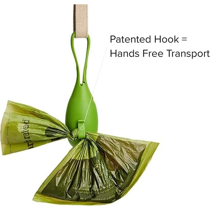 Dispensador de bolsas de excremento Earth Rated con 15 bolsas