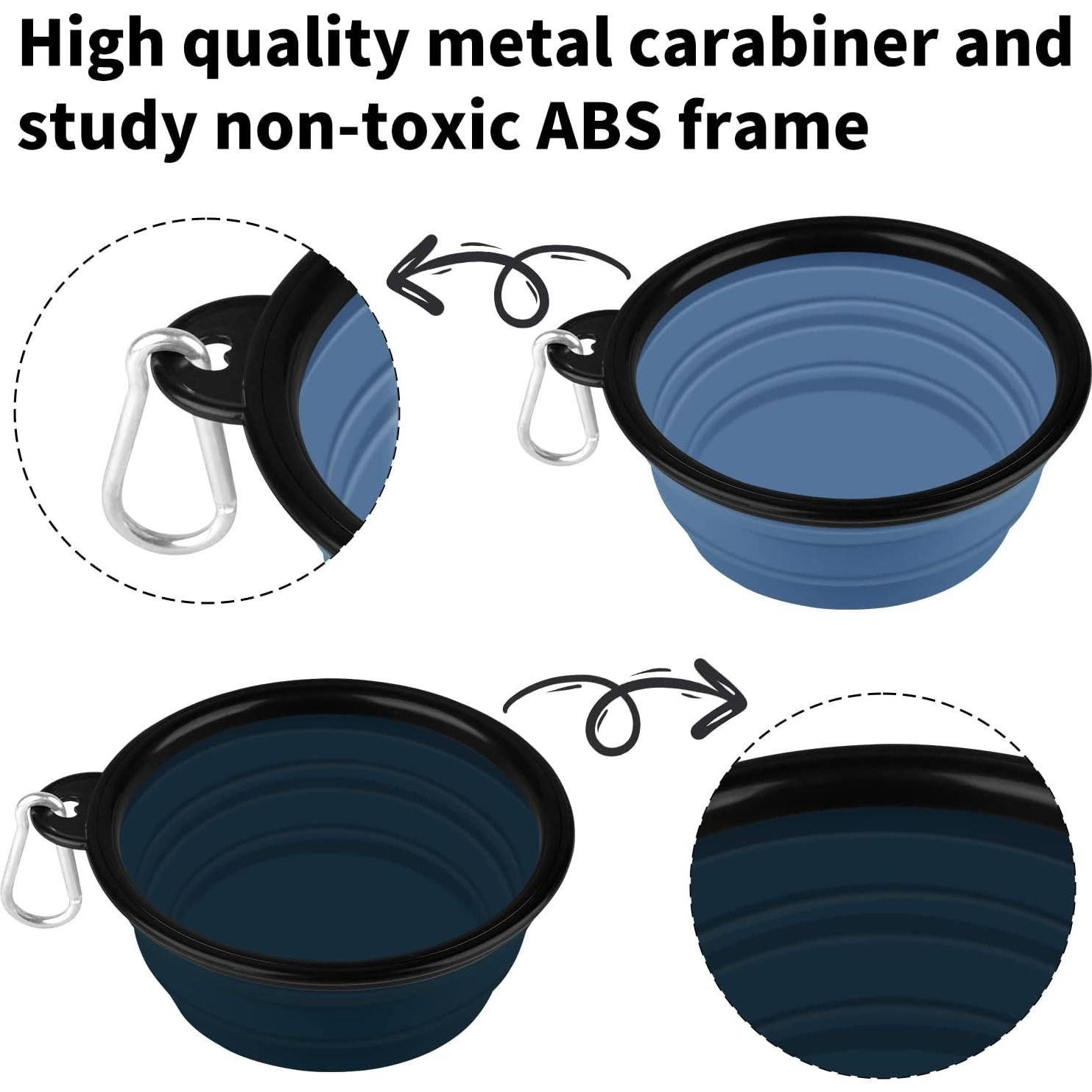 Cuencos Plegables para Perros y Gatos COOYOO - 2 Unidades