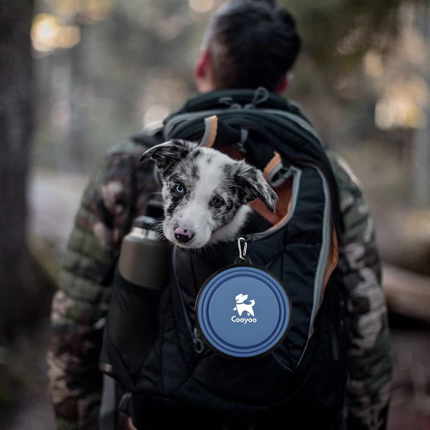 Cuencos Plegables para Perros y Gatos COOYOO - 2 Unidades