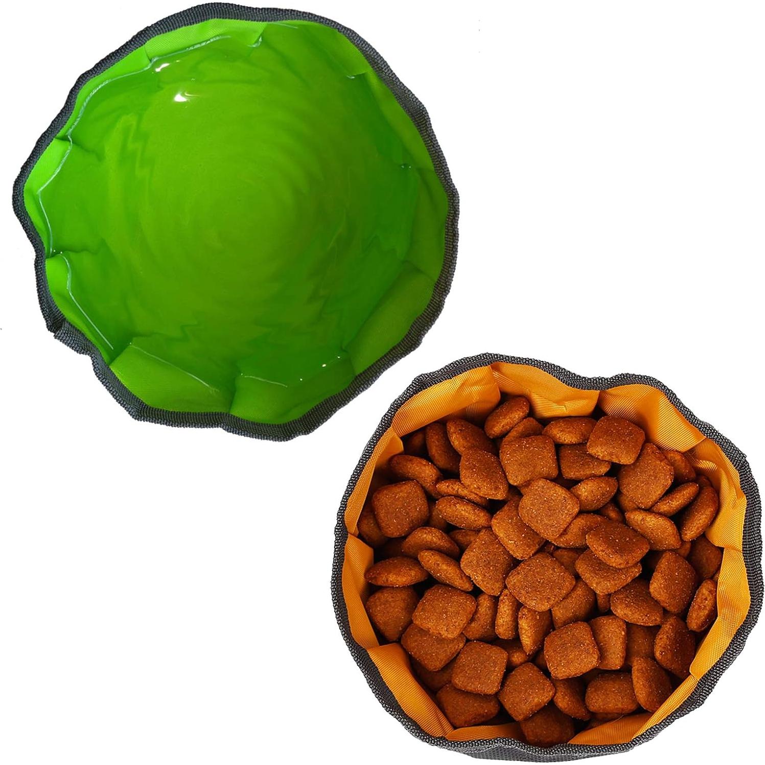 2 Cuencos Plegables para Perros YMTECH - Portátiles y Ligeros