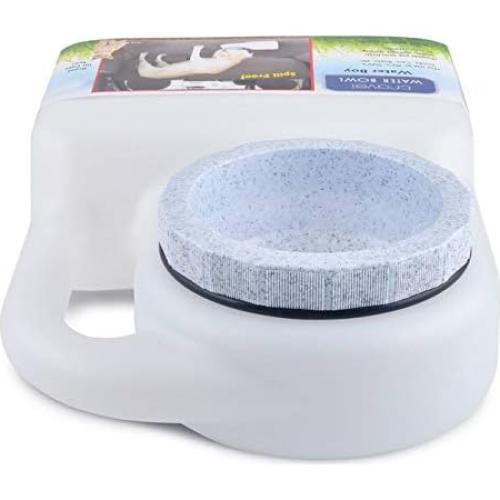 Tazón de Agua para Perros Lixit 2.84L Viaje Antiderrame