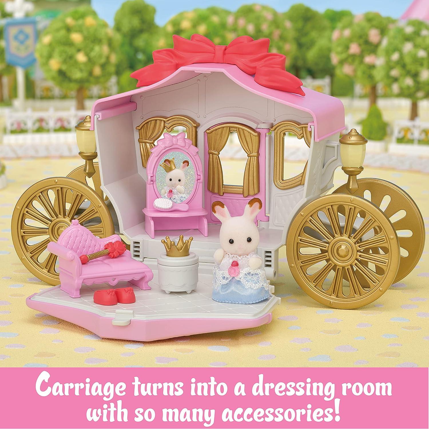 Juego de Carruaje Real Calico Critters con Bebé y Accesorios
