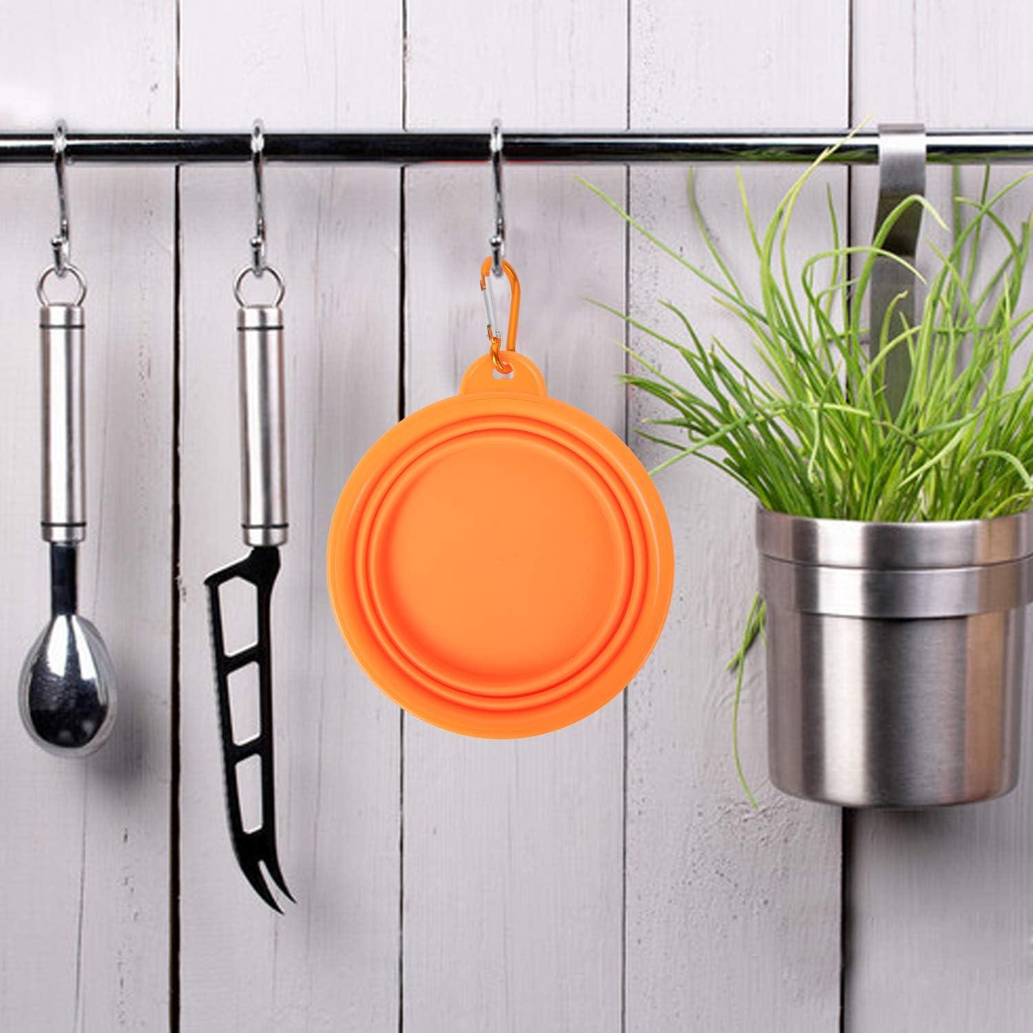 Cuencos Plegables para Perros PROLOSO - 9 Pcs Silicona 450ml