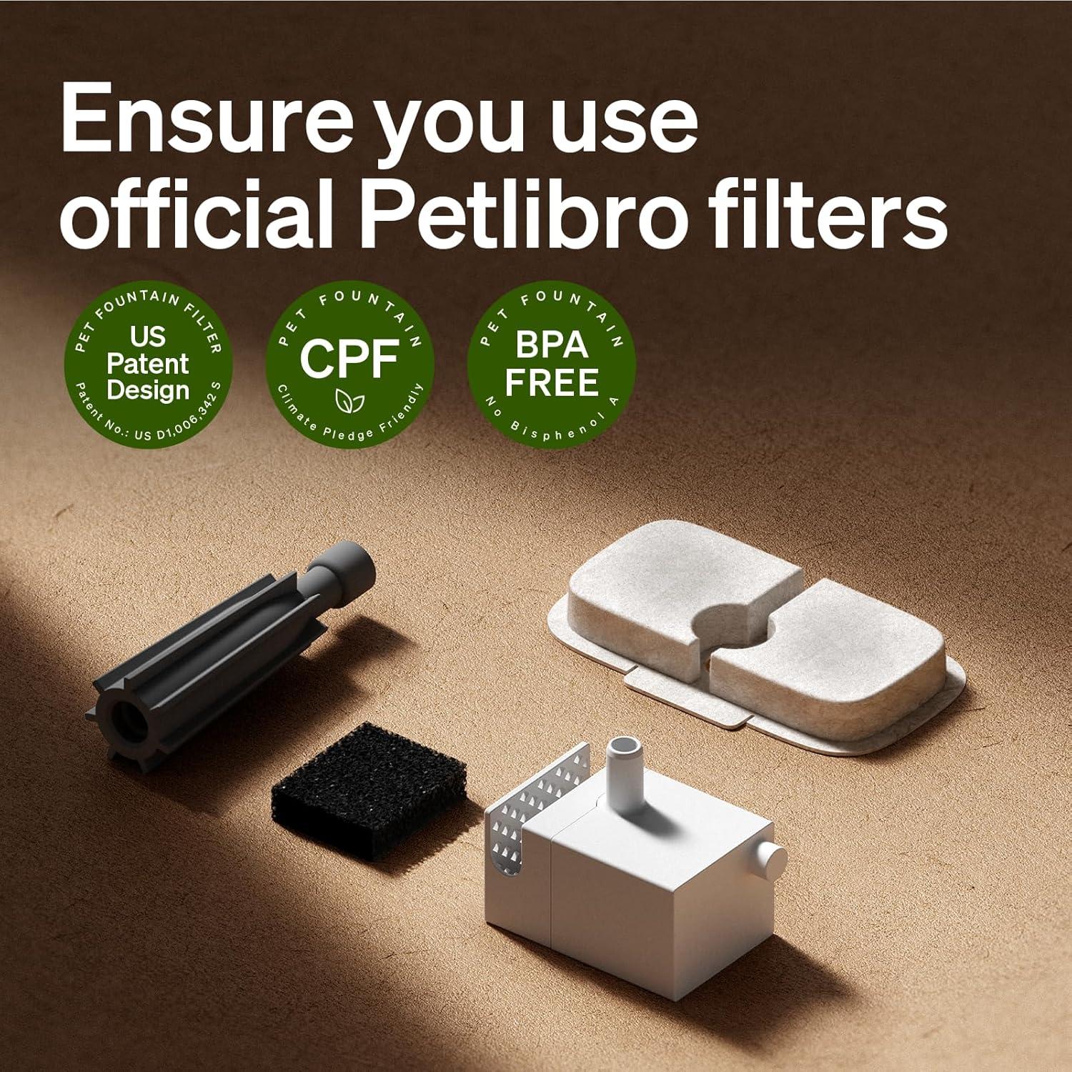 Filtros de Reemplazo PETLIBRO para Fuente de Agua Gatos 8 Unidades